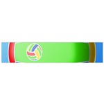 Balloon Volleyball Ball Sport Flano Scarf (Small) Back