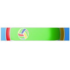 Balloon Volleyball Ball Sport Flano Scarf (large) by Nexatart