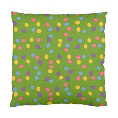 Balloon Grass Party Green Purple Standard Cushion Case (two Sides) by Nexatart