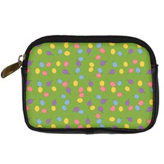 Balloon Grass Party Green Purple Digital Camera Cases by Nexatart