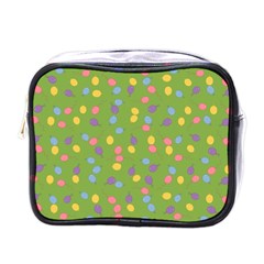 Balloon Grass Party Green Purple Mini Toiletries Bags by Nexatart