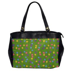 Balloon Grass Party Green Purple Office Handbags by Nexatart