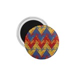 Aztec South American Pattern Zig Zag 1.75  Magnets Front