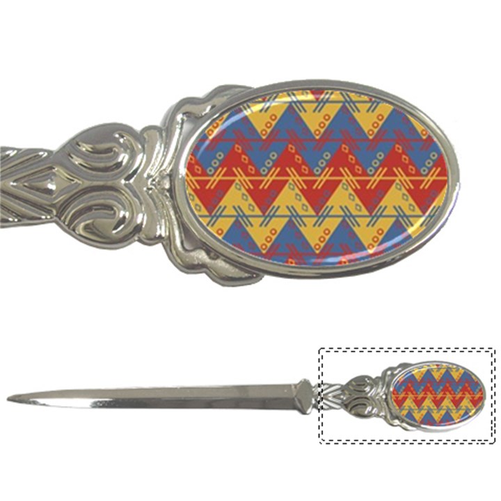 Aztec South American Pattern Zig Zag Letter Openers