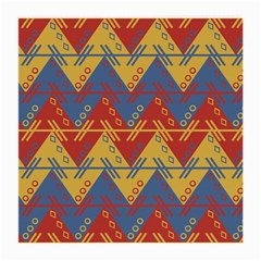 Aztec South American Pattern Zig Zag Medium Glasses Cloth (2-side) by Nexatart