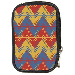 Aztec South American Pattern Zig Zag Compact Camera Cases by Nexatart