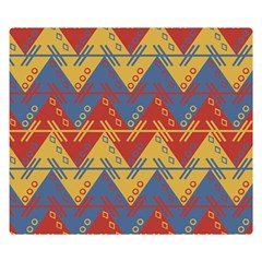 Aztec South American Pattern Zig Zag Double Sided Flano Blanket (small)  by Nexatart