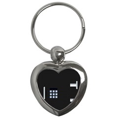 Safe Vault Strong Box Lock Safety Key Chains (heart)  by Nexatart