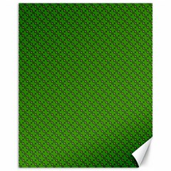 Paper Pattern Green Scrapbooking Canvas 11  X 14   by Nexatart