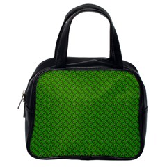 Paper Pattern Green Scrapbooking Classic Handbags (one Side) by Nexatart