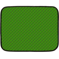 Paper Pattern Green Scrapbooking Double Sided Fleece Blanket (mini)  by Nexatart