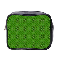 Paper Pattern Green Scrapbooking Mini Toiletries Bag 2-side by Nexatart