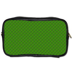 Paper Pattern Green Scrapbooking Toiletries Bags 2-side by Nexatart