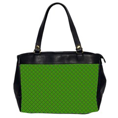 Paper Pattern Green Scrapbooking Office Handbags (2 Sides)  by Nexatart