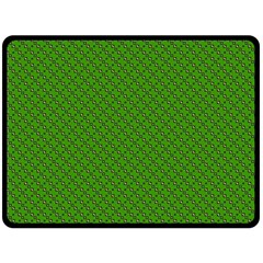 Paper Pattern Green Scrapbooking Fleece Blanket (large)  by Nexatart