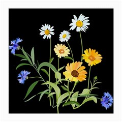 Flowers Of The Field Medium Glasses Cloth (2-side) by Nexatart