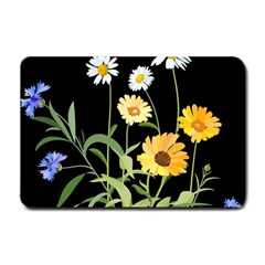 Flowers Of The Field Small Doormat  by Nexatart