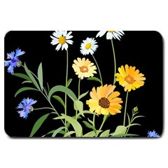 Flowers Of The Field Large Doormat 