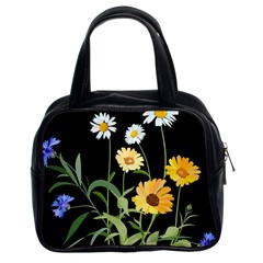 Flowers Of The Field Classic Handbags (2 Sides) by Nexatart