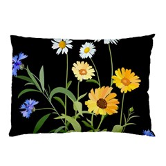 Flowers Of The Field Pillow Case by Nexatart