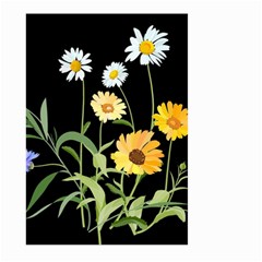 Flowers Of The Field Large Garden Flag (two Sides) by Nexatart