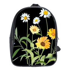 Flowers Of The Field School Bags (xl)  by Nexatart