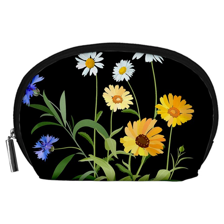 Flowers Of The Field Accessory Pouches (Large) 