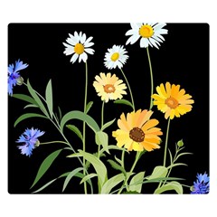 Flowers Of The Field Double Sided Flano Blanket (small)  by Nexatart