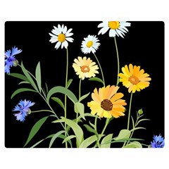 Flowers Of The Field Double Sided Flano Blanket (medium)  by Nexatart