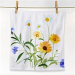 Flowers Flower Of The Field Face Towel Front