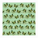 Green Butterflies Medium Glasses Cloth (2-Side) Back