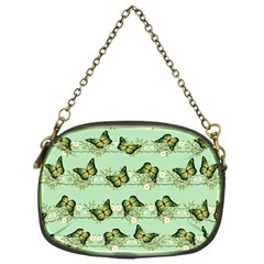 Green Butterflies Chain Purses (one Side)  by linceazul