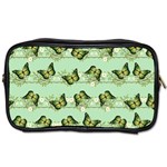 Green Butterflies Toiletries Bags 2-Side Front