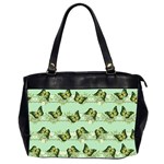 Green Butterflies Office Handbags (2 Sides)  Front