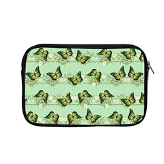 Green Butterflies Apple Macbook Pro 13  Zipper Case by linceazul