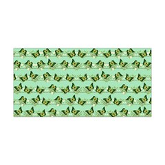 Green Butterflies Yoga Headband