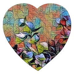 Spring Flowers Magic Cube Jigsaw Puzzle (heart) by DeneWestUK