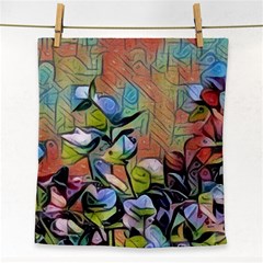 Spring Flowers Magic Cube Face Towel by DeneWestUK