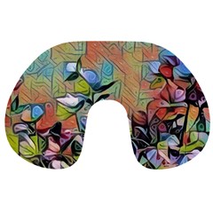 Spring Flowers Magic Cube Travel Neck Pillows by DeneWestUK