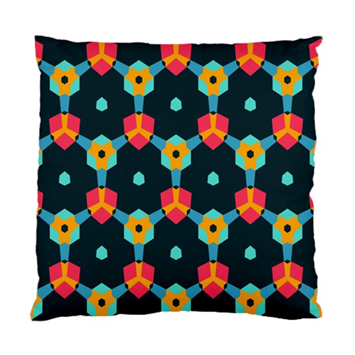 Connected shapes pattern    Standard Cushion Case (Two Sides)