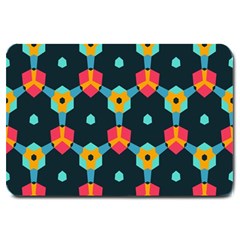 Connected Shapes Pattern          Large Doormat