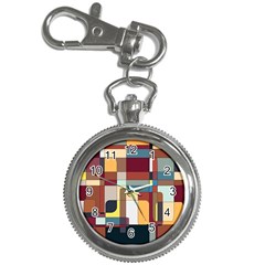 Patchwork Key Chain Watches