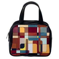 Patchwork Classic Handbags (one Side) by digitaldivadesigns