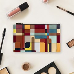 Patchwork Cosmetic Bag (small)  by digitaldivadesigns