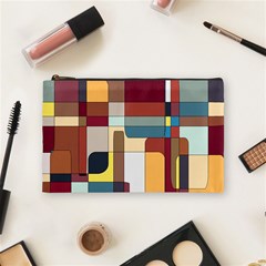 Patchwork Cosmetic Bag (medium)  by digitaldivadesigns