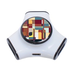 Patchwork 3-port Usb Hub by digitaldivadesigns