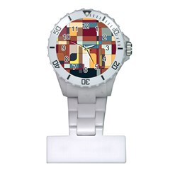 Patchwork Plastic Nurses Watch