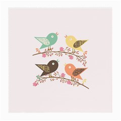 Four Birds Medium Glasses Cloth by linceazul