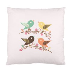 Four Birds Standard Cushion Case (one Side) by linceazul