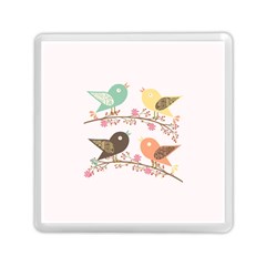 Four Birds Memory Card Reader (square)  by linceazul